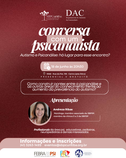 Conversa com um Psicanalista: Andreza Ribas
